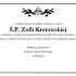 Z wielkim smutkiem przyjęliśmy wiadomość o śmierci Ś.P. Zofii Krotowskiej